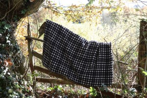  Soft lambswool bedcover Mondo Slate TBV17